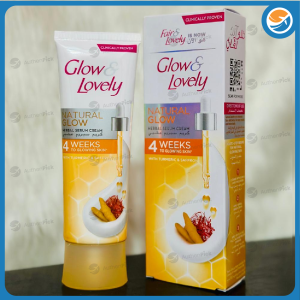 Glow & Lovely Natural Glow Herbal Serum Cream, 100 gm